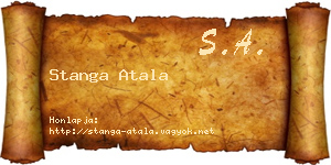 Stanga Atala névjegykártya